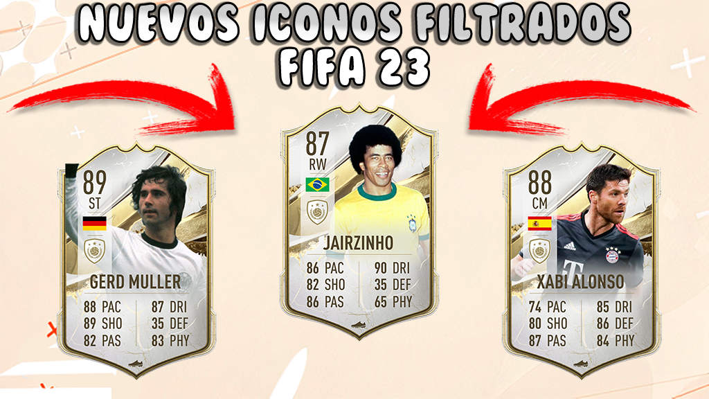 Nuevos iconos filtrados para fifa 23 ultimate team